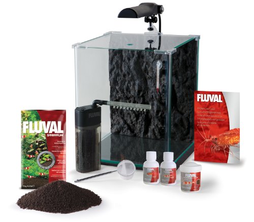 Fluval EBI Nano Shrimp Habitat, 7.9-Gallon Glass Aquarium Tank