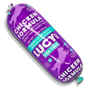 Lucy Pet Products Chicken Formula Dog Food Roll - 2.5 lb, Semi-Moist