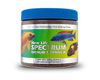 New Life Spectrum Cichlid Formula - Sinking Freshwater Pellets - 1mm - 250g