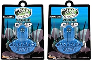 Omega One Super Veggie Seaweed Clip - Fish Food Holder - Aquarium Algae Grazers (1 or 2 Clips)