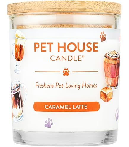 Pet House Candle - Hot Cocoa - Large - Pet Odor Eliminator