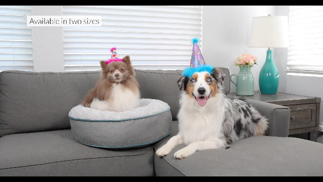 Huxley & Kent Pet Party Crown Hat - Purple, Small, SnugFit, Dog & Cat Birthday Costume