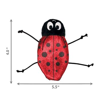 KONG Refillables Catnip Ladybug Cat Toy