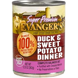 Evanger's Super Premium Duck & Sweet Potato Dinner Wet Dog Food - 12.5 oz Can