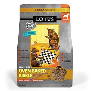 Lotus Dog Senior Small Bite Chicken 5lb Dry Food - Oven-Baked Recipe