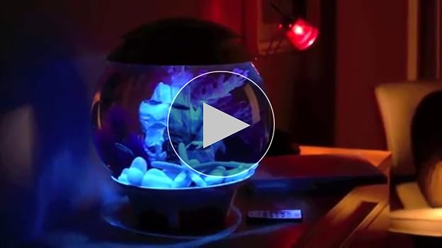 biOrb HALO 15 MCR Aquarium - 4 Gallon with LED Lighting - Grey