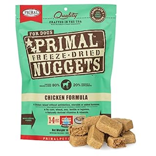 Primal Freeze-Dried Dog Food Chicken Nuggets, 14 oz - Grain-Free Raw Nutrition