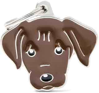 My Family Friends Chocolate Labrador Dog ID Tag
