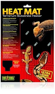 Exo Terra Heat Mat 8W - Terrarium Substrate Heater - Reptile/Amphibian Heating Pad