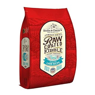 Stella & Chewy's Raw Coated Kibble Grass-Fed Lamb Recipe Dog Food, 22 lb, Grain-Free