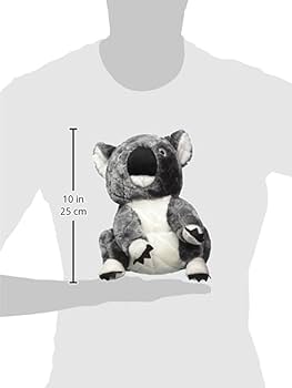 Tuffy Mighty Safari Koala Dog Toy - Durable Plush Squeaky Toy