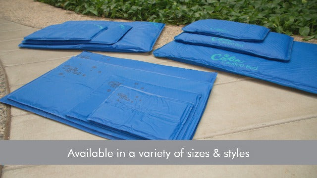 K&H Pet Products Coolin' Pet Pad - Dog Cooling Mat - Portable - Medium 20 x 15in - Chill Blue