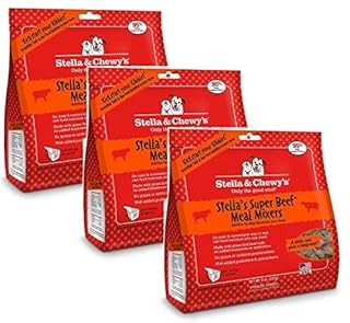 Stella & Chewy's Super Beef Freeze-Dried Meal Mixer Dog Food Topper, 8 oz