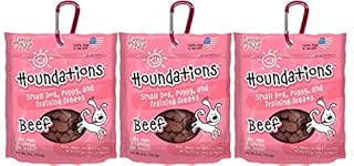 Loving Pets Houndations Grain Free Beef Training Treats for Dogs, 4 oz