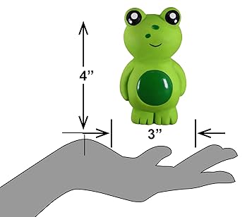 Petsport Naturflex Tiny Tots Frog Dog Toy - Natural Latex, Squeaky, 4.25"