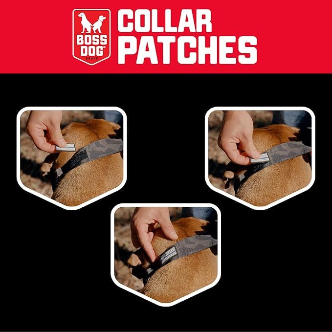 Boss Dog Tactical Collar Patch - USA Thin Green Line Flag - Hook-Backed