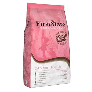 FirstMate Grain Friendly Cat & Kitten Formula - Dry Food, 5 lb Bag