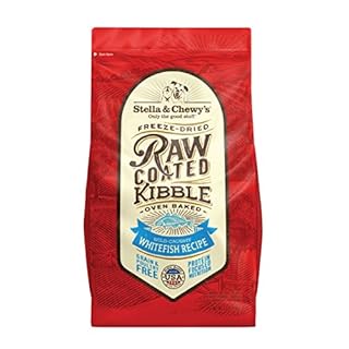 Stella & Chewy's Raw Coated Kibble Whitefish Recipe, 22 lb - Grain-Free Dry Dog Food