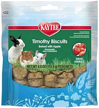 Kaytee Timothy Hay Baked Apple Small Animal Treats, 4 oz