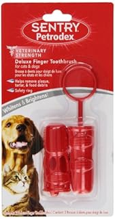 Sentry Petrodex Deluxe Finger Toothbrush for Cats & Dogs - 2 count