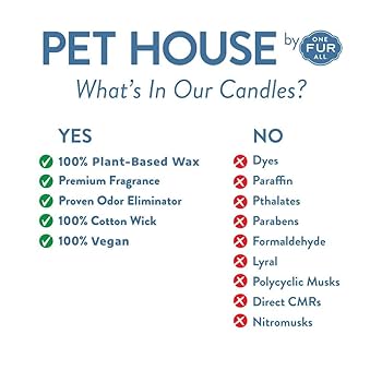 Pet House Candle - Blackberry Tea - 9 oz Plant-Based Candle for Pet Odor