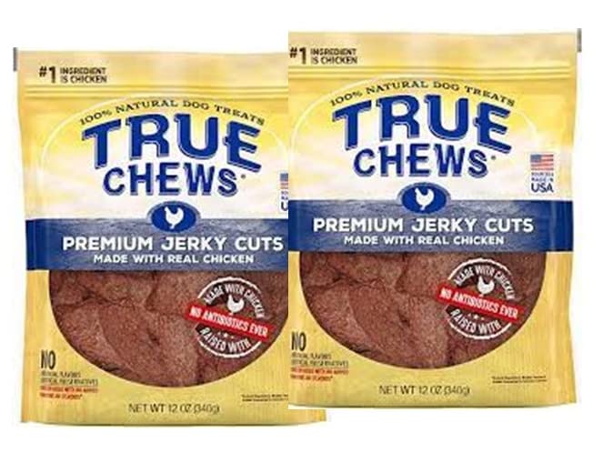 True Chews Premium Jerky Cuts Dog Treats - Real Chicken, 12 oz