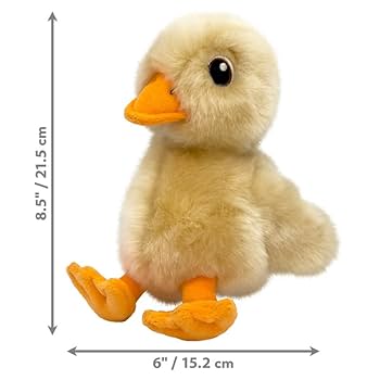 KONG Toughz Durable Plush Dog Toy - Duck - Medium, Long-Lasting Squeaky Chew Toy