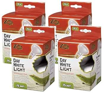 Zilla Day White 75W Incandescent Spot Basking Reptile Bulb