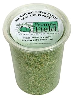 From The Field Catnip Leaf & Flower Blend - 3.5 oz Tub - All Natural Cat Toy