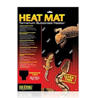 Exo Terra Heat Mat 16W - Reptile Terrarium Substrate Heater - Medium Heat Pad