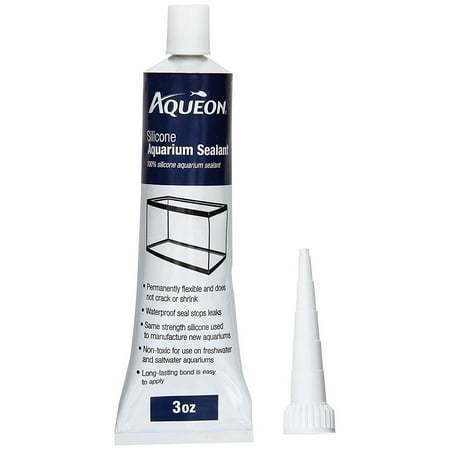 Aqueon Silicone Sealant - Clear - 3 oz, Aquarium Safe