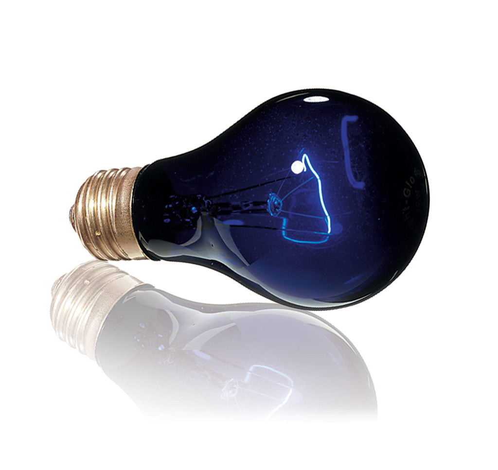 Exo Terra Night Heat Lamp - 75W Reptile Terrarium Bulb - Moonlight Glow