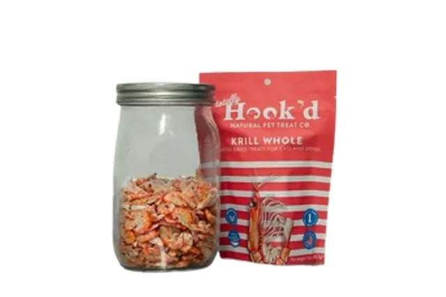 Totally Hooked Freeze-Dried Whole Krill - 1oz - Dog & Cat Treats