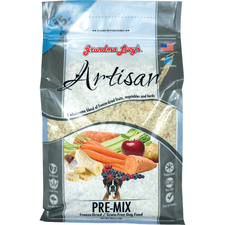 Grandma Lucy s Artisan Grain-Free Freeze-Dried Dog Food P...