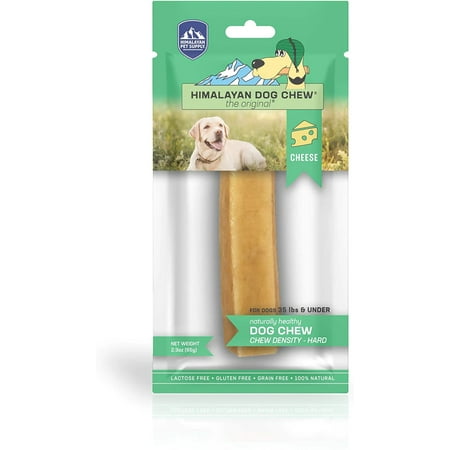 Himalayan Dog Chew - Medium Size, Original Yak Cheese, Long Lasting, Natural Dog Treat for Dogs Under 35 lbs, 2.3 oz