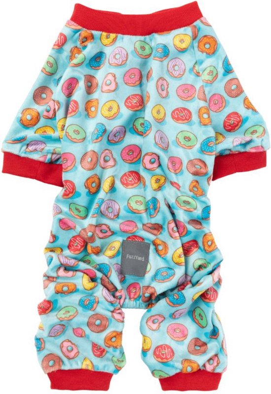 Fuzzyard You Drive Me Glazy Dog Pajamas - Blue & Red - Size 4 (45cm)