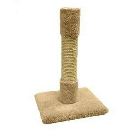 North American Pet Sisal Cat Scratching Post - 26 Inch All Sisal Cat Post - Durable Scratching Tube
