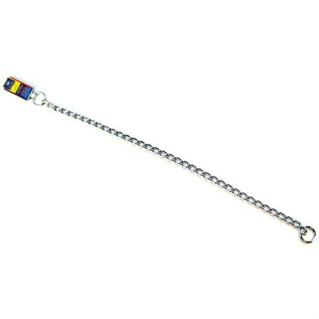 Coastal Titan Chain Training Dog Collar - 4.0mm x 26" - Chrome, Heavy Duty