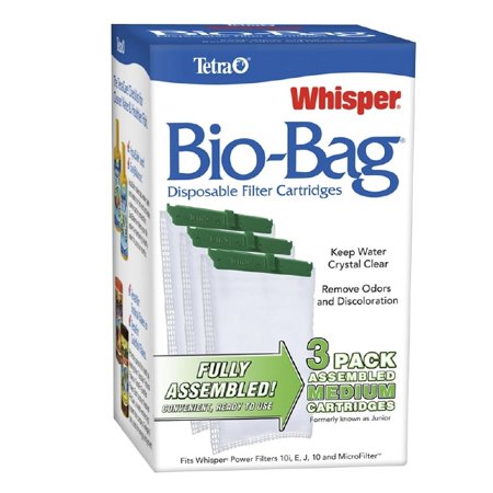 Tetra Whisper Bio-Bag Filter Cartridges, Medium, 3-Pack