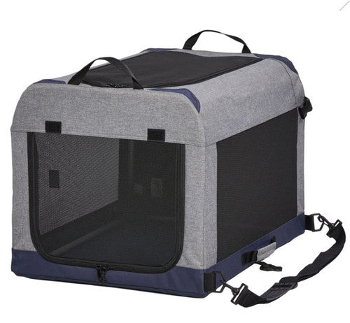 Midwest Canine Camper Sportable Pop-Up Tent Dog Crate - Small - 24x17.5x20.5 Gray