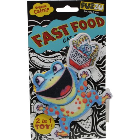 Fuzzu Llc-Frog & French Flies Fast Food Catnip Cat Toy- B...