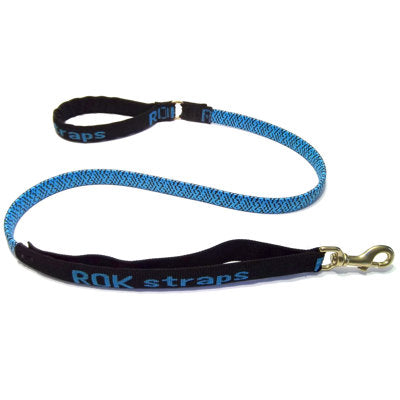 ROK Straps Stretch Dog Leash - Blue - Large Dogs - 54 Inch