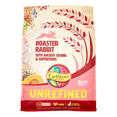Earthborn Holistic Unrefined Rabbit with Ancient Grains D...