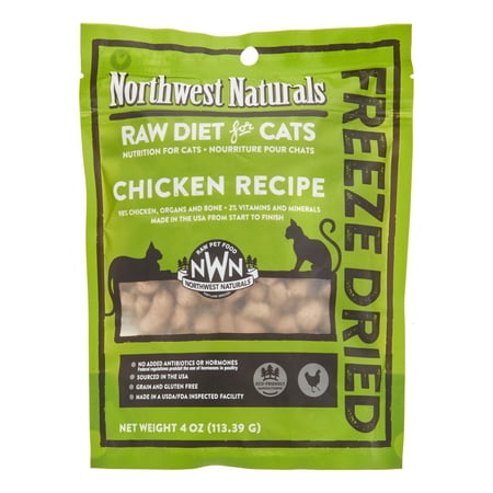 NW Naturals Raw Diet Grain-Free Chicken Freeze Dried Cat ...