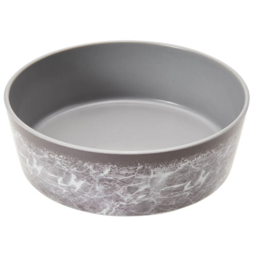 Spot Unbreak-A-Bowlz Marble Dog Bowl - Large 8 inch Melamine Pet Bowl