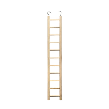 Prevue Birdie Basics 11-Rung Bird Ladder - Wood Small Pet Cage Accessory