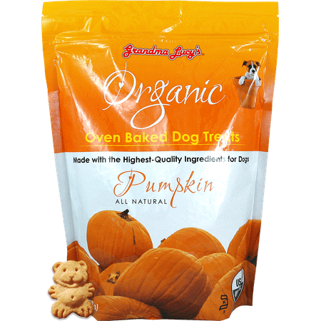 Grandma Lucy's Organic Oven Baked Pumpkin Dog Treats - 14 oz Bag