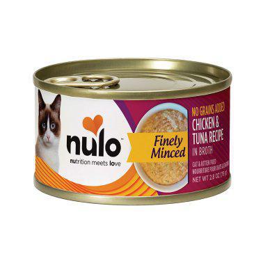 Nulo Freestyle Minced Chicken & Tuna Recipe Wet Cat & Kitten Food, 2.8 oz Can
