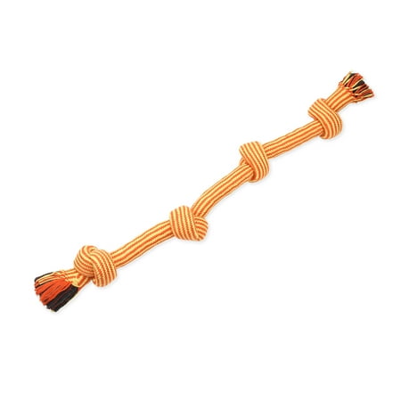 Mammoth Flossy Chews EXTRA Cottonblend 4 Knot Tug Rope Do...