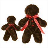 West Paw Design Ginger Squeak Toy For Dogs, Holiday, Brown